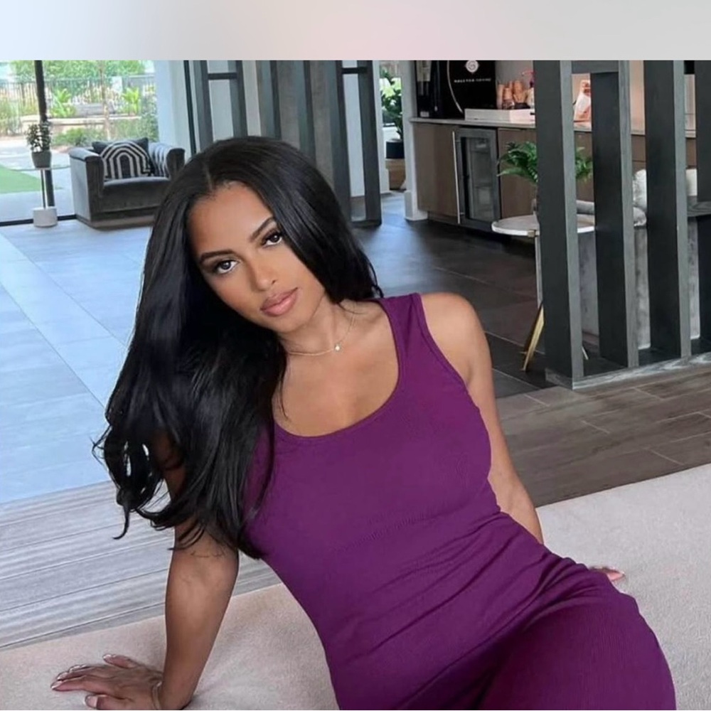 Purple Sleeveless Dress